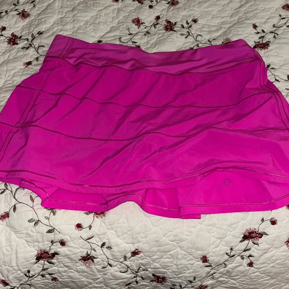 Lululemon Athletica Bright Pink Mini Skirt